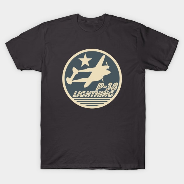 P-38 Lighting T-Shirt by TCP